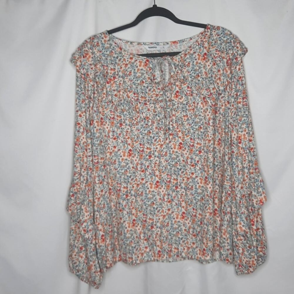 Sonoma Women's Ruffled Floral Top XL
